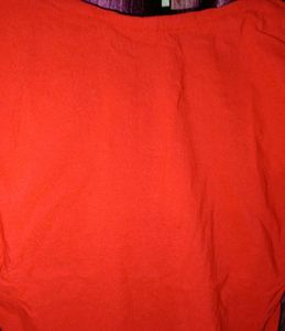 Casual Regular Sleeves Solid Women Red Top