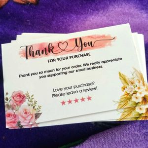 Thank You Card - New!(pack of 100)