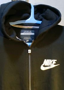 Nike Black Zip-Up Hoodie