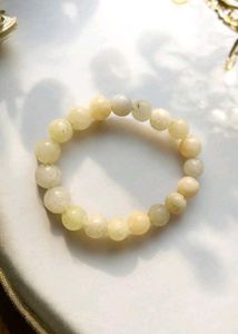 Yellow Calcite Crystal Bracelet (10mm)