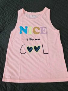Cute "Nice is the New Cool" Tank 10y