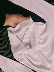 Stylish White Polo Top 🤍