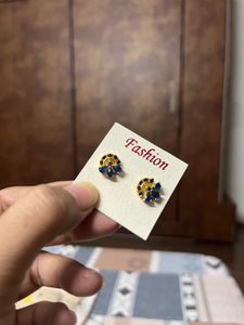 Navy Blue Studs