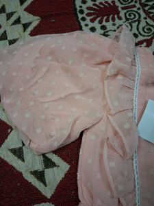 Cute Pink Ruffled Top