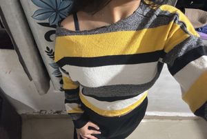 Striped Crop Top