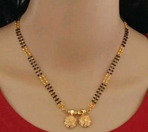 Gold Polise Double Layer Mangalsutra