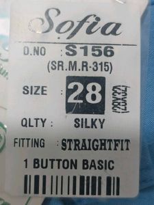 Blue Wide Leg Jeans