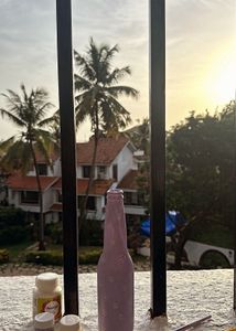 Hand-Painted Lavender Bottle