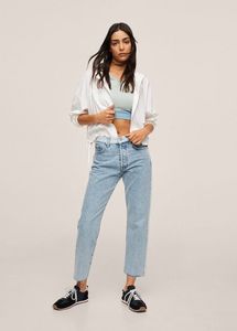 Mango dual Tone Straight Fit denim