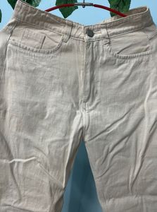 Off-White Wide Leg Jeans