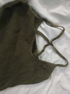 Olive Green Tank Top