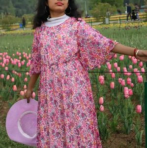 Floral A Line Dress