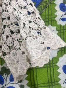 Cream Crochet Top