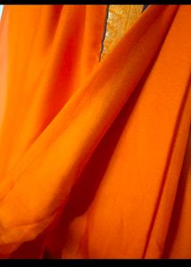 Offer 💥Festive Saree &amp; Blouse 🌟🧡💙🌟