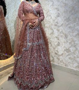Heavy Luxury Reception Bride lehenga