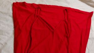 New Me Asia Red Backless Dress