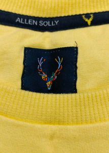 Allen Solly Yellow Sweatshirt