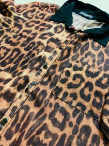 Leopard Print Tunic Top