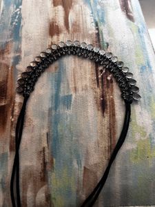 2 Time Imworn Black Polish Oxidised Choker