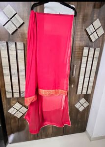 Red Printed Kurta and floral dress