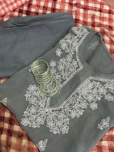 Women Chikankari Kurti