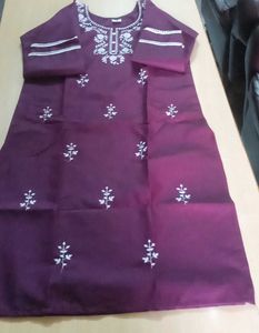Embroidered Kurti Set - Size M