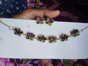 Lotus Design Jewelry Set