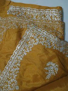 emrodary Saree yellow 💛