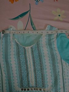 Its a &#34;W&#34; brand Kurta . Brand Size 10,  Measurements Are Given In Images. Will Fit To Size S