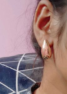 Statement Gold Tone Earrings
