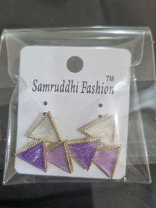 Triangle Dangle Earrings