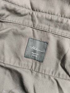 Gray Casual Men Shirt
