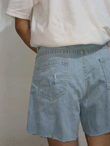 Light Wash Denim Shorts