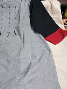 Used Color Block Tunic Dress