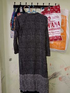 Casual Grey Printed Dress