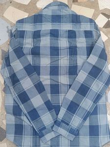 Lee Cooper Blue Plaid Button Down Shirt