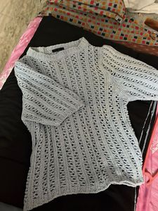 Crochet Knit Sweater