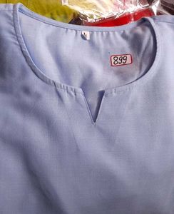 Light Blue Embroidered Set