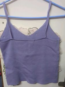 Floral Lavender Crop Top