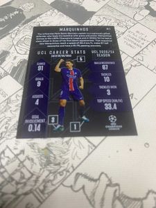 Topps Match Attax Marquinhos Black Edge Edition