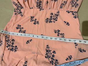 Pink Floral Tiered Maxi Dress