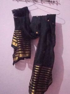 Black Kurta  Duptta Pent Set Meesho Xl