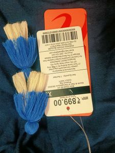Blue Top With Tag