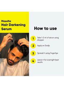 Masofta Anti Grey Hair Darkening Serum