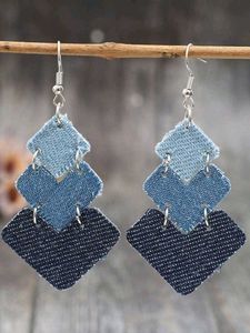 Denim Dragonfly Earrings🪶