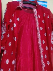 Jacket Style Kurti Pant Set