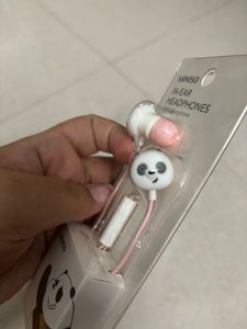 🆕 “Miniso” CN Licensed Earphones- We Bare Bears