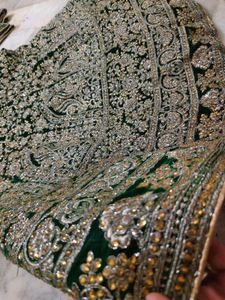 Dark Green Very Beutiful Lehanga Available ✨🔥