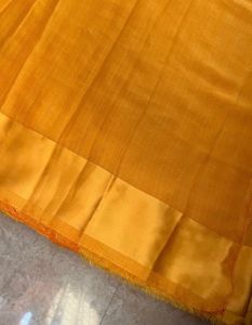 Haldi colour saree