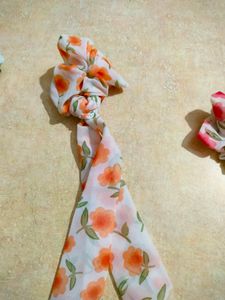 Combo Of 4 Pairs Scrunchies